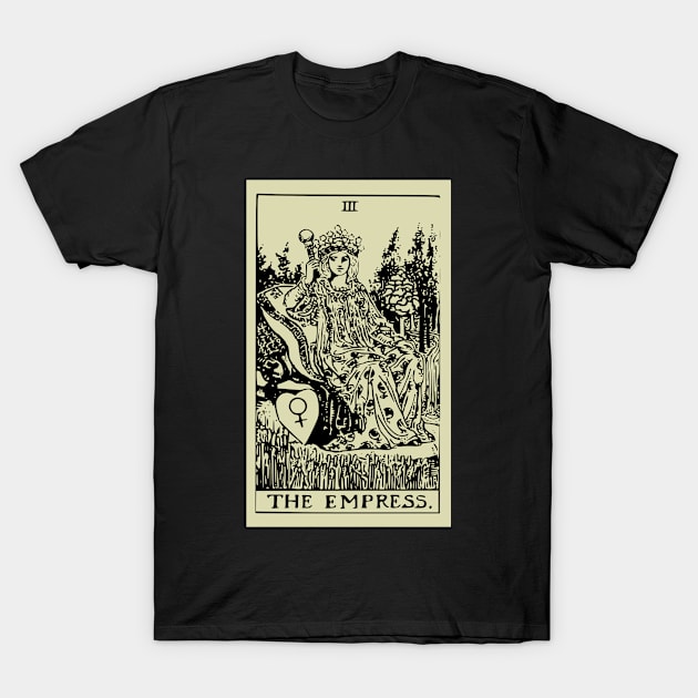 Tarot Card - The Empress - Psychic Divination - Major Arcana T-Shirt by winwinshirt